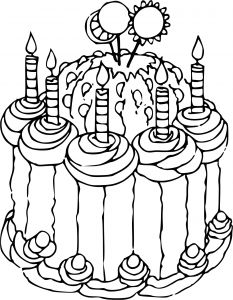 Jeux De Coloriage De Gateau D Anniversaire Coloriage Gateau D Anniversaire Dessin à Imprimer Sur