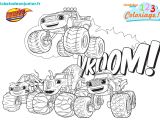 123 Coloriage Blaze Coloriages Paw Patrol Blaze Et Les Monster Machines