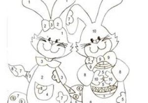 Activité Coloriage Maternelle Coloriage Magique Le Lapin De P¢ques Se Repose