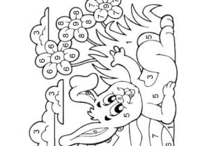 Activité Coloriage Maternelle Coloriage Magique Le Lapin De P¢ques Se Repose