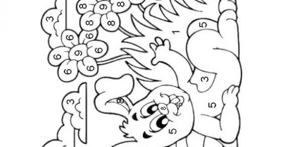 Activité Coloriage Maternelle Coloriage Magique Le Lapin De P¢ques Se Repose