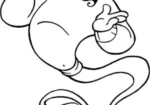 Aladin Et La Lampe Merveilleuse Coloriage Coloriage Génie D Aladdin Et La Lampe Merveilleuse   Imprimer