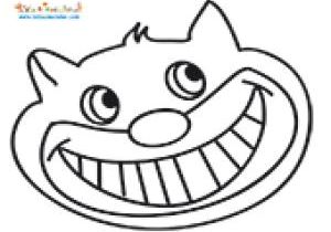 Alice Au Pays Des Merveilles Coloriage Dessin Chat Facile Tete