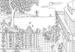 Amazon Cahier De Coloriage Adulte Ve Able Garden From Debbie Ma Ber S " E Home to Color