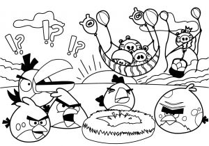 Angry Birds Coloriage Gratuit Angry Birds Coloring Pages