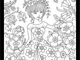 Application Coloriage Gratuit Girl In Floral Garden Color therapy App