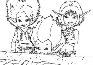 Arthur Et Les Minimoys Coloriage A Imprimer Coloriage A Imprimer Arthur Et Les Minimoys Selenia Et