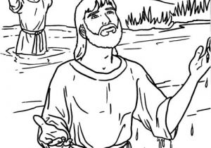 Bapteme De Jesus Coloriage Coloriage Baptême De Jésus Jourdain Dessin Gratuit à Imprimer