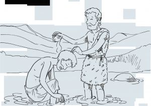 Bapteme De Jesus Coloriage Coloriages