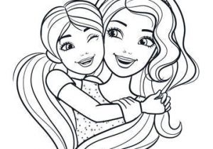 Barbie Coloriage à Imprimer Gratuit Dessin Fille Kawaii Facile Disney