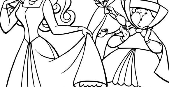 Belle Au Bois Dormant Coloriage A Imprimer Coloriage Belle Au Bois Dormant Disney