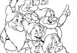 Blanche Neige 7 Nains Coloriage Coloriage Blanche Neige Et Les 7 Nains Walt Disney