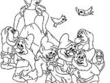Blanche Neige 7 Nains Coloriage Les 14 Meilleures Images De Blanche Neige