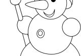 Bonhomme De Neige En Coloriage Le Bonhomme De Neige No L