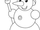 Bonhomme De Neige En Coloriage Le Bonhomme De Neige No L