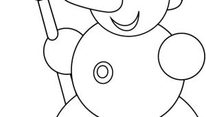 Bonhomme De Neige En Coloriage Le Bonhomme De Neige No L