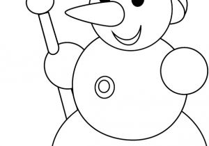 Bonhomme De Neige En Coloriage Le Bonhomme De Neige No L