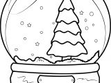 Boule De Neige Coloriage Coloriage Boule à Neige A Imprimer