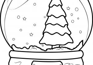 Boule De Neige Coloriage Coloriage Boule à Neige A Imprimer