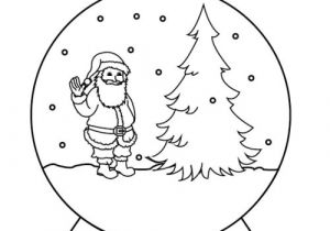Boule De Neige Coloriage Coloriage De Noël La Boule à Neige De Noël à Imprimer