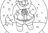 Boule De Neige Coloriage Coloriage Le Pere Noel Dans Une Boule De Neige Dessin