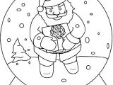 Boule De Neige Coloriage Coloriage Le Pere Noel Dans Une Boule De Neige Dessin