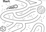 Buzz L éclair Image Colorier Space theme Space themed Maze Small Motor Skills Practice