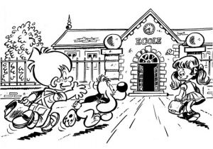 C Est La Rentrée Coloriage Coloriage C Est La Rentrée Bandgee