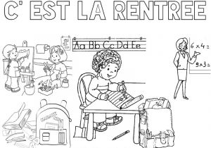 C Est La Rentrée Coloriage Coloriage Rentrée Maternelle Les Beaux Dessins De Autres