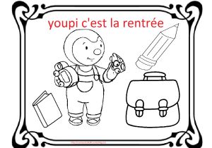 C Est La Rentrée Coloriage Coloriages Pour La Rentree Des Classes