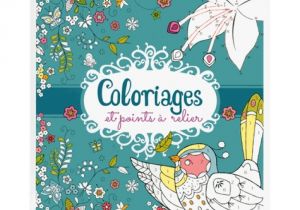 Cahier De Coloriage Adulte Cultura Coloriages Et Points   Relier Livre Jeux Et Coloriages Cultura