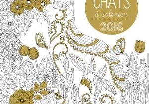 Cahier De Coloriage Adulte Pas Cher Calendrier Mural 2018 Chats   Colorier Broché Collectif Achat