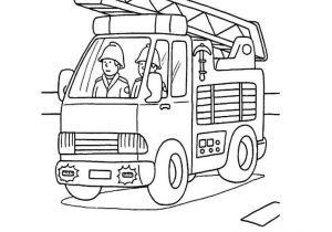 Camion De Pompier Coloriage A Imprimer Coloriage Camion Pompier A Imprimer Gratuit