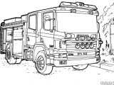 Camion De Pompier Coloriage A Imprimer Dessin Camion De Pompier En Couleur