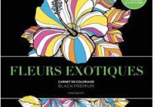 Carnet De Coloriage Black Premium Carnet De Coloriage Black Premium Fleurs Exotiques Edition