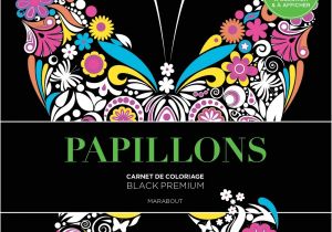 Carnet De Coloriage Black Premium Carnet De Coloriage Black Premium Papillons
