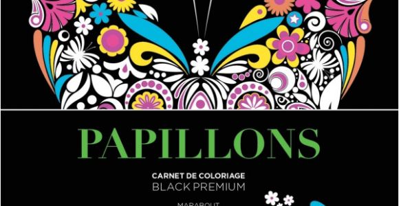 Carnet De Coloriage Black Premium Carnet De Coloriage Black Premium Papillons