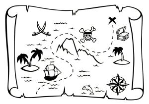 Carte Coloriage A Imprimer Coloriage Carte Au Trésor Dessins À Imprimer
