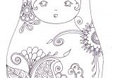 Catéchisme Coloriage 32 Coloriage Matriochka – Coloriage – Imprimer Vol 6401