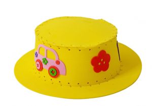 Chapeau De Cowboy Coloriage € 1 2 De Réduction Bébé Enfants éducatif Personnalisé Jigsaw Mignon Creative Main Eva Sun Cap Diy Chapeau Enfants Artisanat Jouet Puzzle Kits Dans