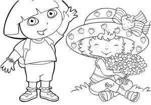 Charlotte Aux Fraises Coloriage En Ligne Coloriage Charlotte Aux Fraises Spcial Anniversaire 3 A
