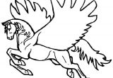 Cheval Pegase Coloriage Coloriage Cheval Pegase Dessin