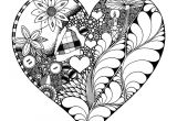 Coeur D Amour Coloriage Coloriage De Coeur D Amour