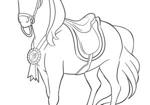Coloriag De Cheval Dessin De Majectic Le Cheval De Barbie Avec Sa Médaille De Champion