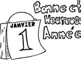 Coloriage 1er De L An Jour De L’an 1er Janvier Pas toujours Le Cas