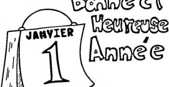 Coloriage 1er De L An Jour De L’an 1er Janvier Pas toujours Le Cas