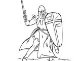 Coloriage 3 5 Ans Coloriages Chevaliers Dessins De Chevaliers   Colorier