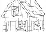 Coloriage 3 Petits Cochons Three Little Pigs Gardo Contes Et Contes De Fées