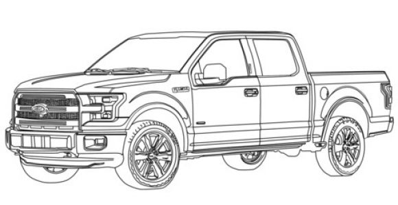 Coloriage 4×4 Pick Up Coloriage Pick Up ford F150