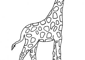 Coloriage A Imprimer Animaux Du Zoo Dessin   Colorier D Une Belle Girafe …